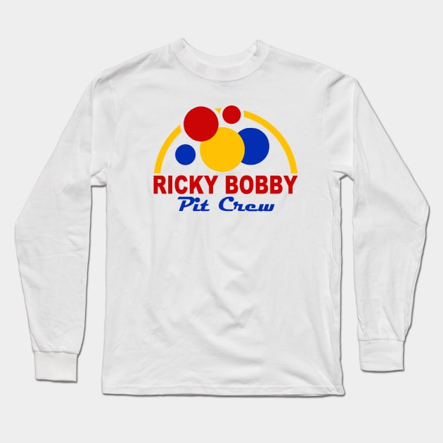 Ricky Bobby Pit Crew Long Sleeve T-Shirt by FanSwagUnltd